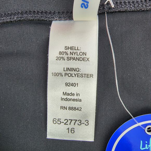 Swimsuits For All High Rise Black Full Coverage Swim Bikini Bottoms Size 16 - Picture 3 of 5